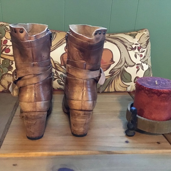 BedStu Mid Calf Tall Ankle Boots Size 8 1/2 - Picture 3 of 12